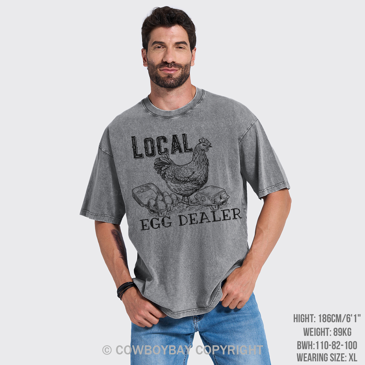 Local Egg Dealer Garment-dye Tees
