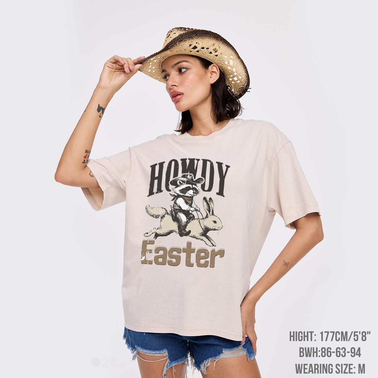 Howdy Easter Garment-dye Tees