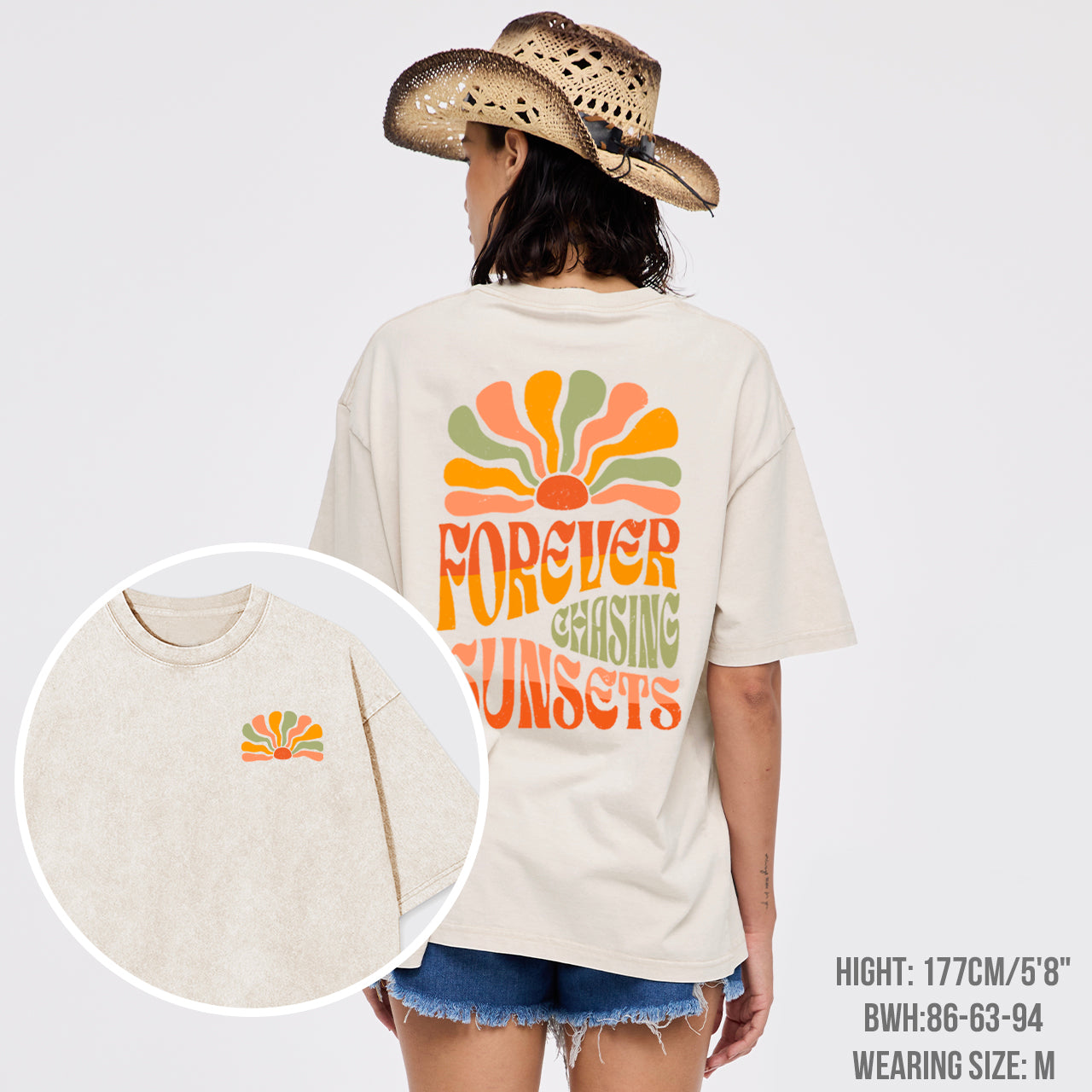 Forever Chasing Sunsets Garment-dye Tees