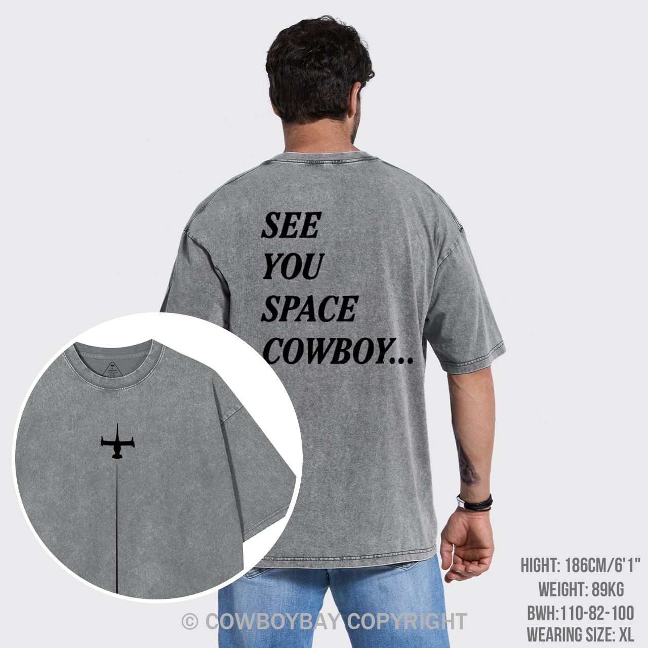 See You Space Cowboy Garment-dye Tees