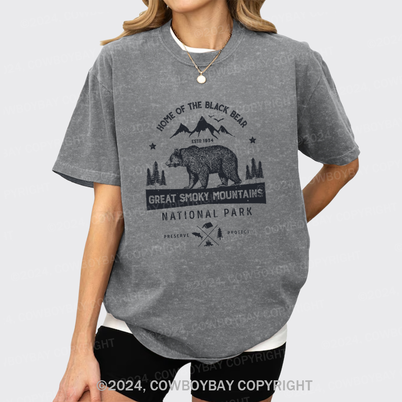 Home Of The Black Bear Garment-dye Tees