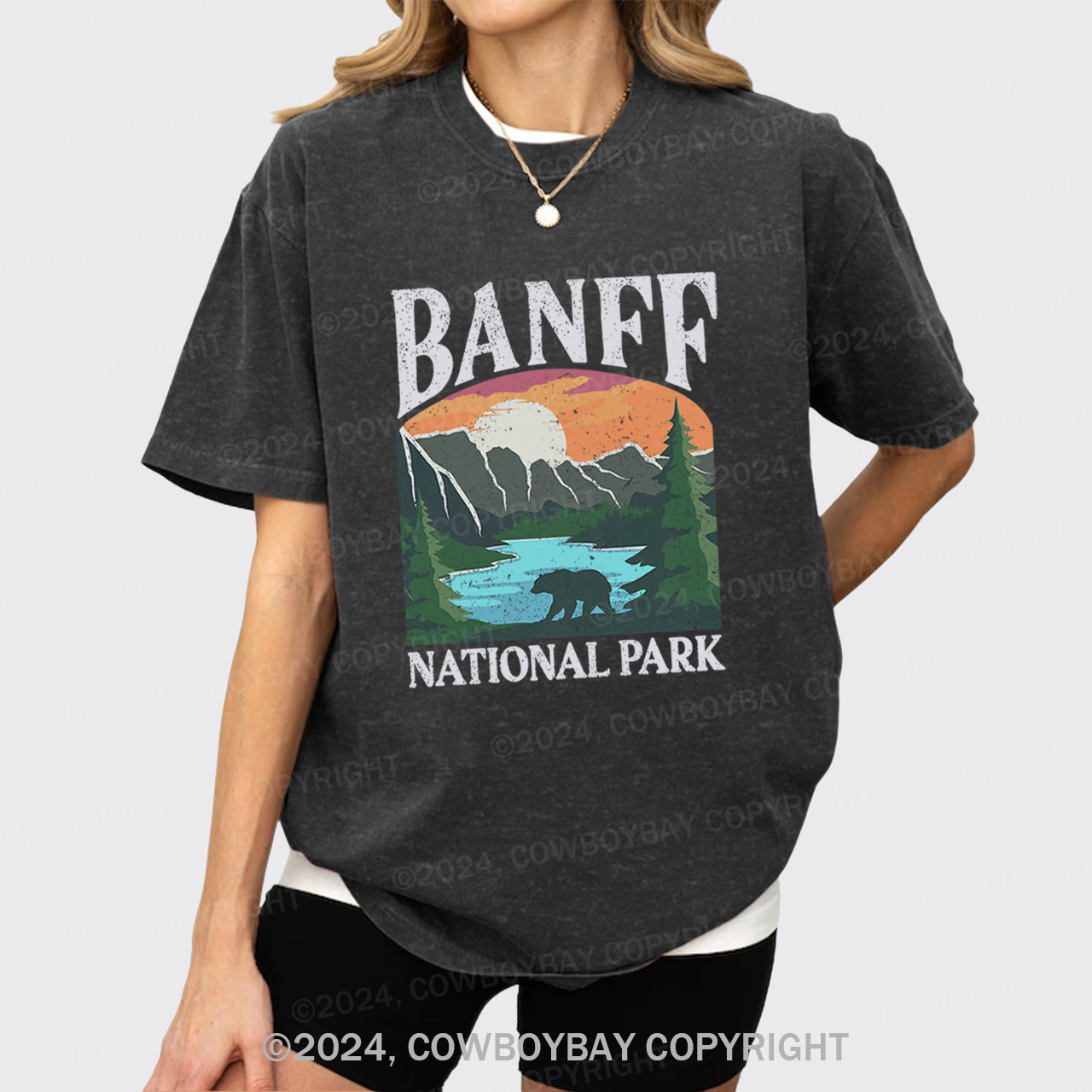 Rockies Banff National Park Garment-dye Tees