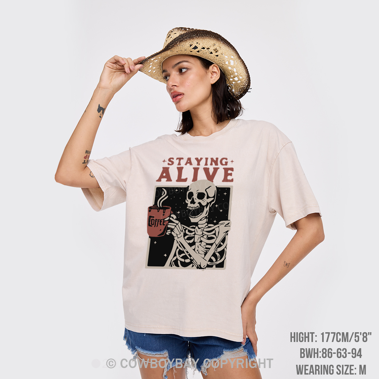 Staying Alive Garment-dye Tees