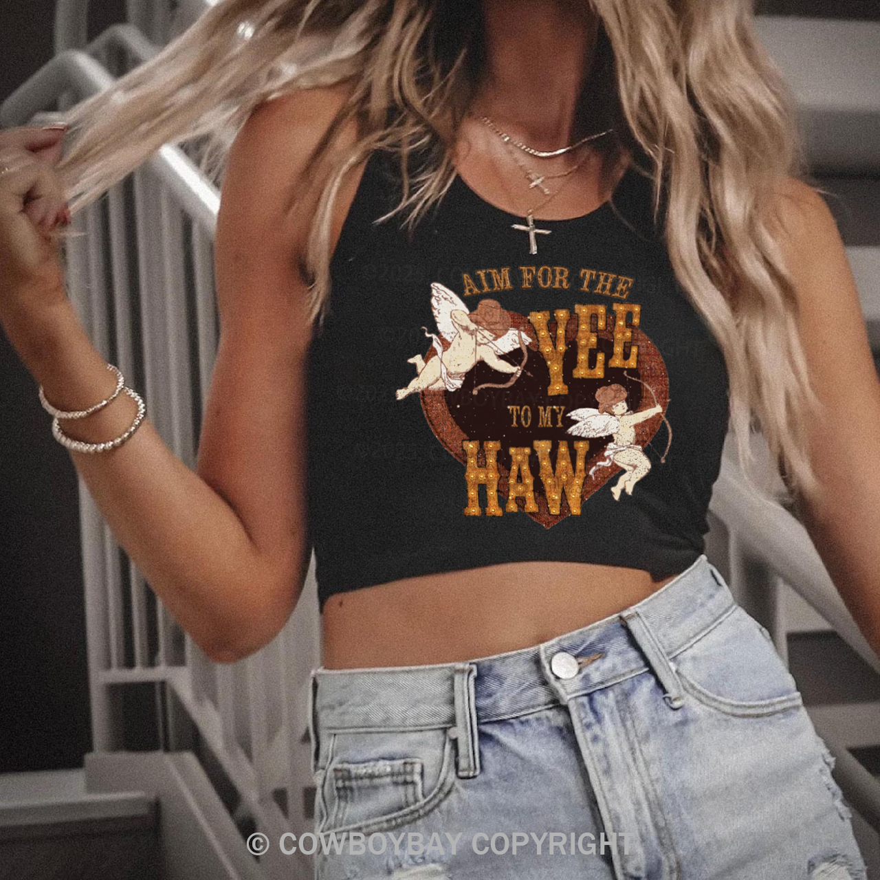 Aim For The Yee To My Haw Tank Top