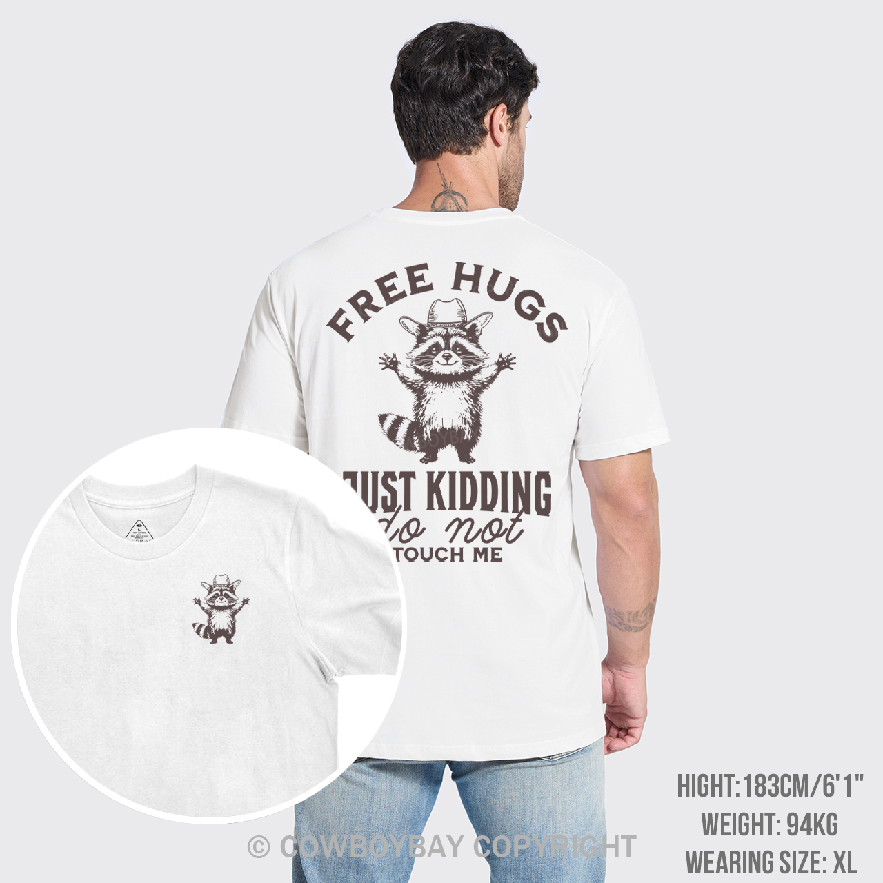 Free Hugs Just Kidding Don't Touch Me T-Shirts