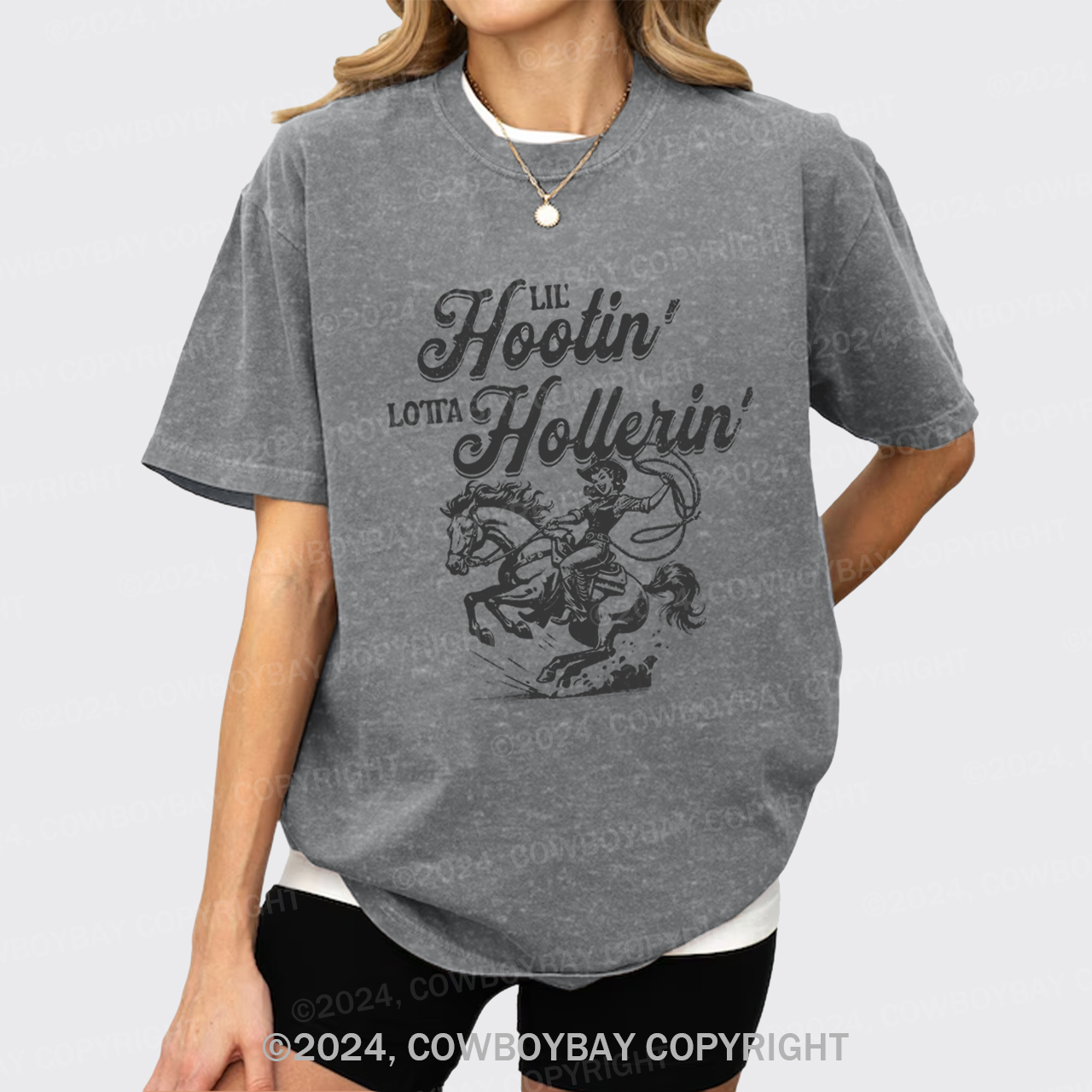 Hootin' Leads To Hollerin' Garment-dye Tees