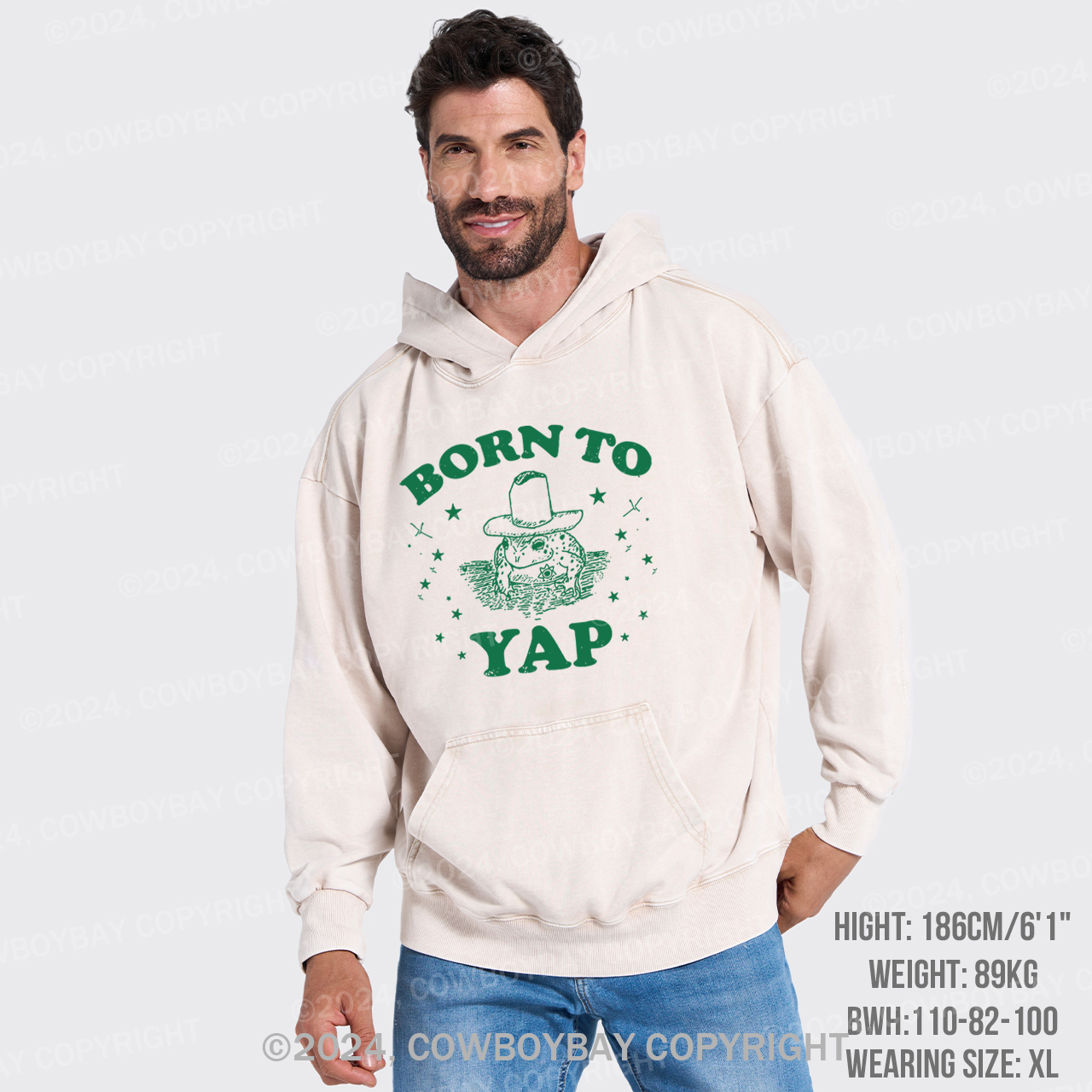 Born To Yap Garment-Dye Hoodies