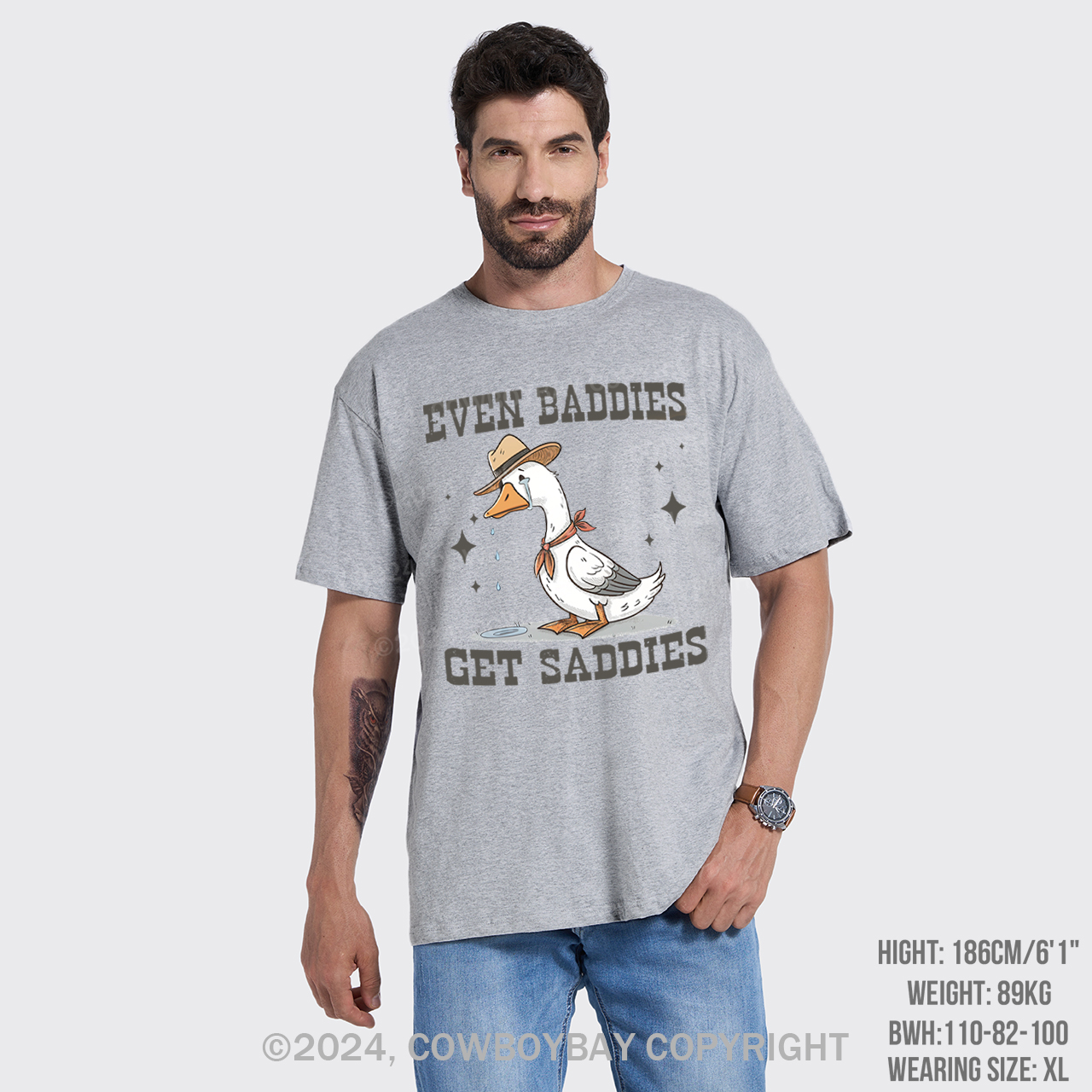 Even Baddies Get Saddie T-Shirts