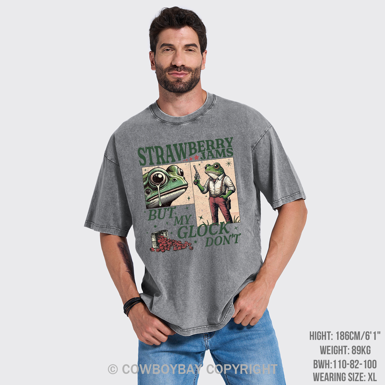 Strawberry Jams Garment-dye Tees