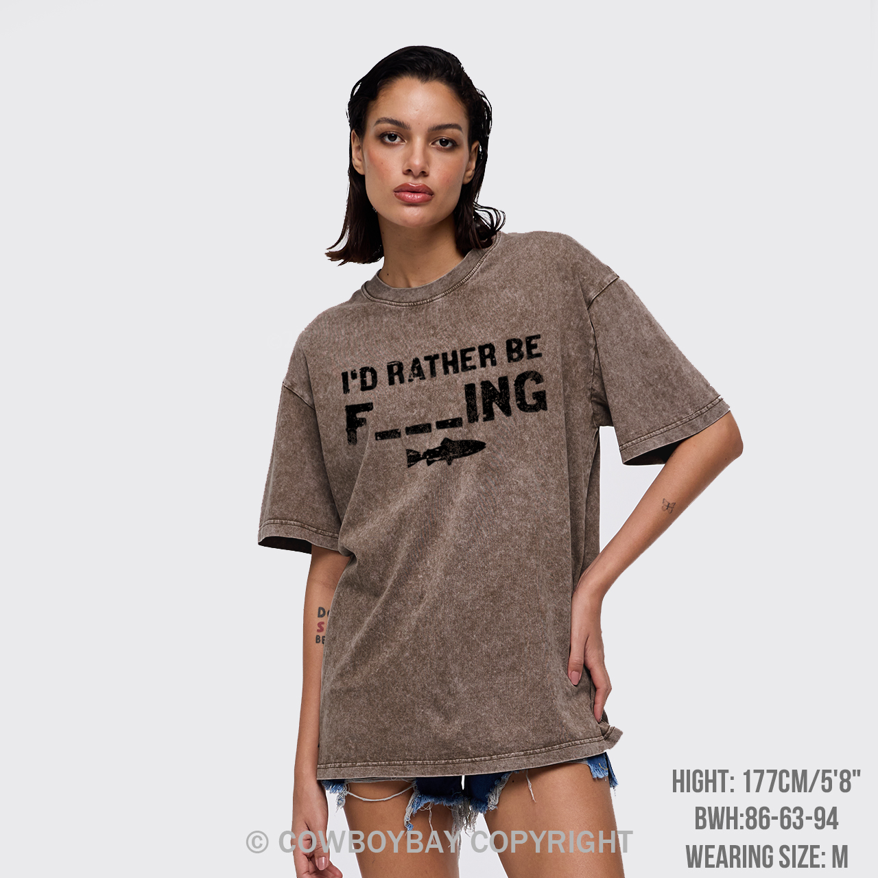 I'd Rather Be Fishing Garment-dye Tees