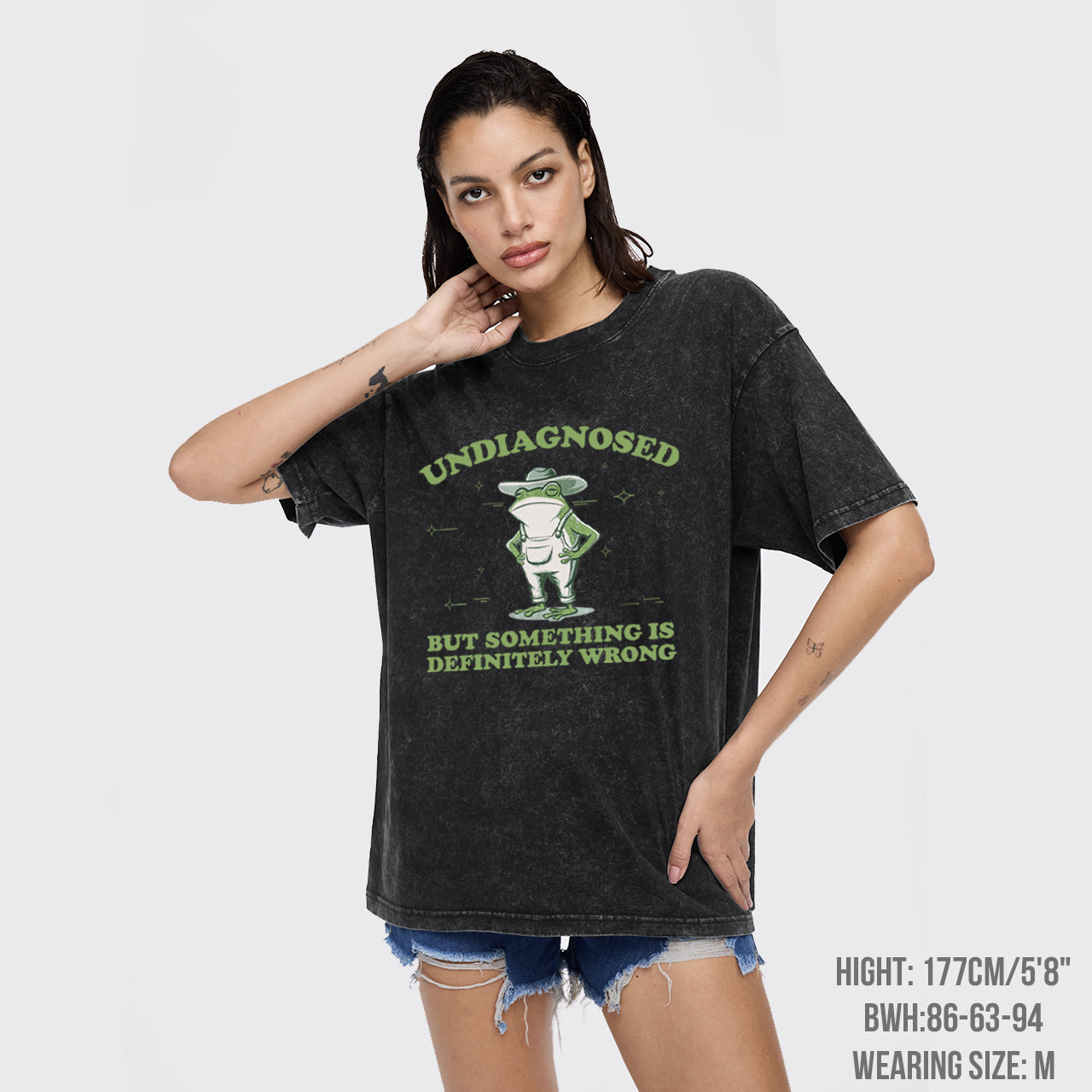 Funny Frog-Undiagnosed But Something Is Wrong Garment-dye Tees