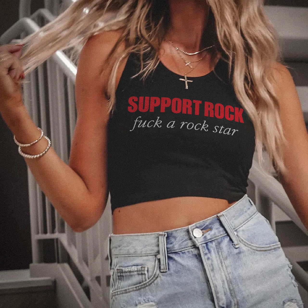 Support Rock Tank Top