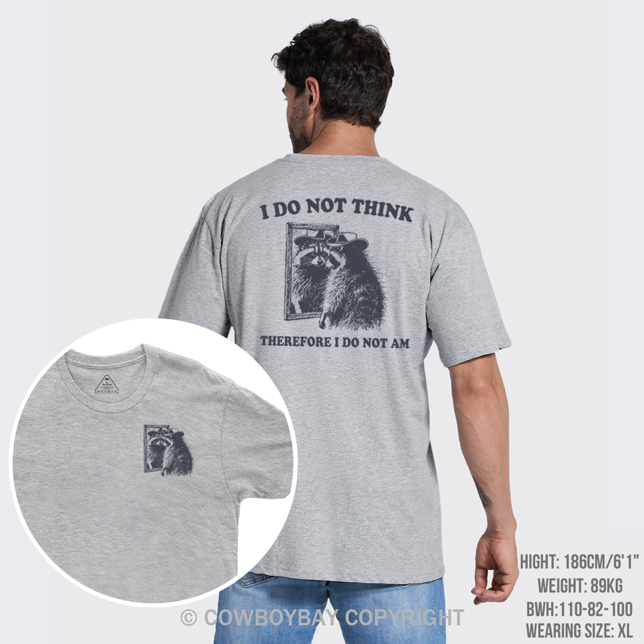 I Do Not Think Therefore I Do Not Am T-Shirts