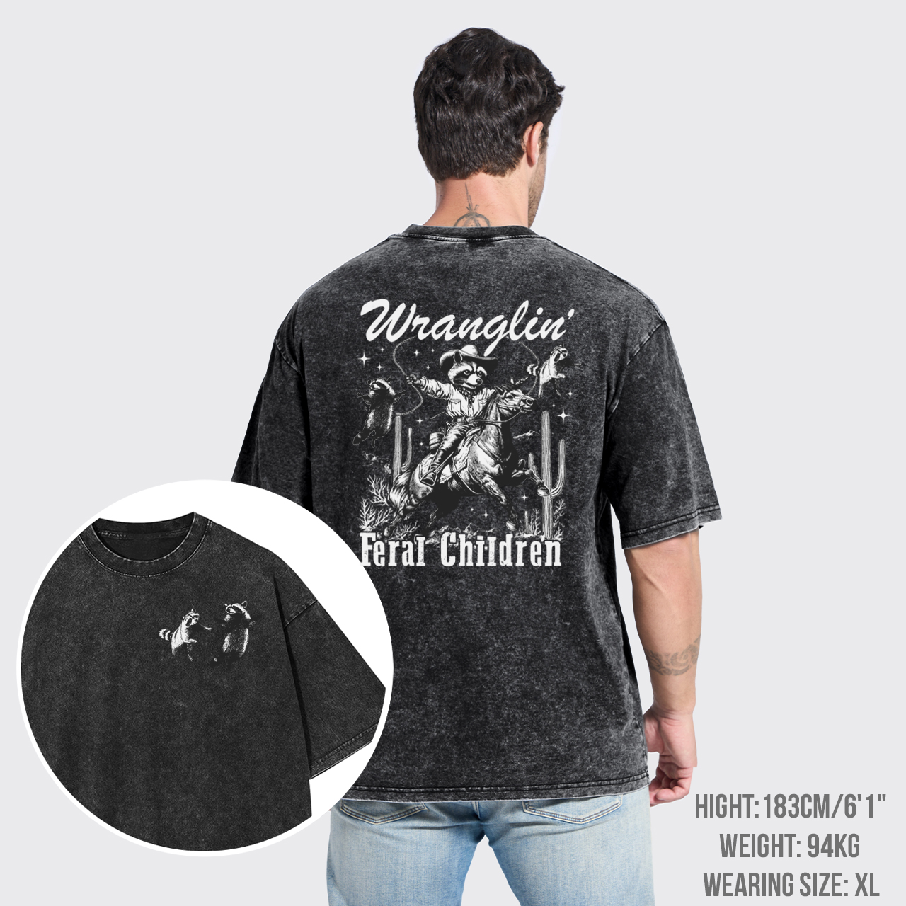 Wrangling Feral Children Garment-dye Tees