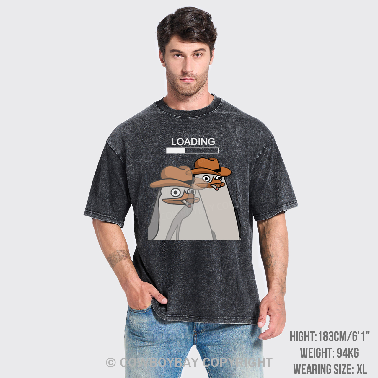 Loading Penguin Garment-dye Tees