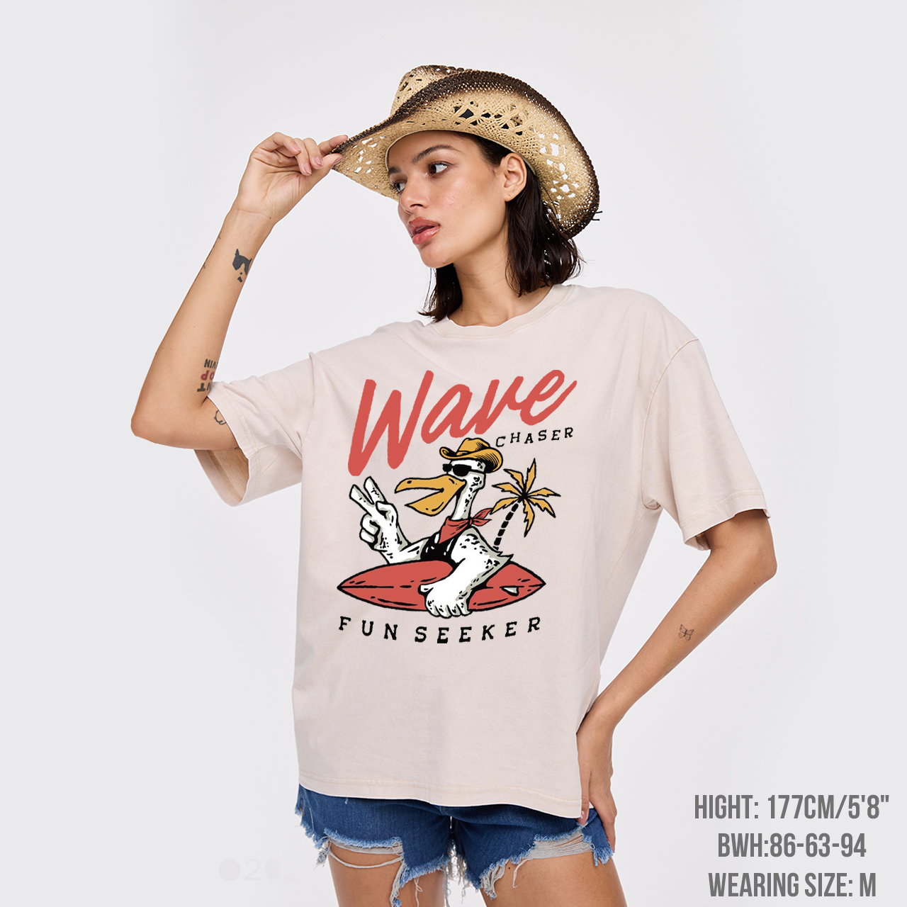 Wave Chaser Fun Seeker Garment-dye Tees