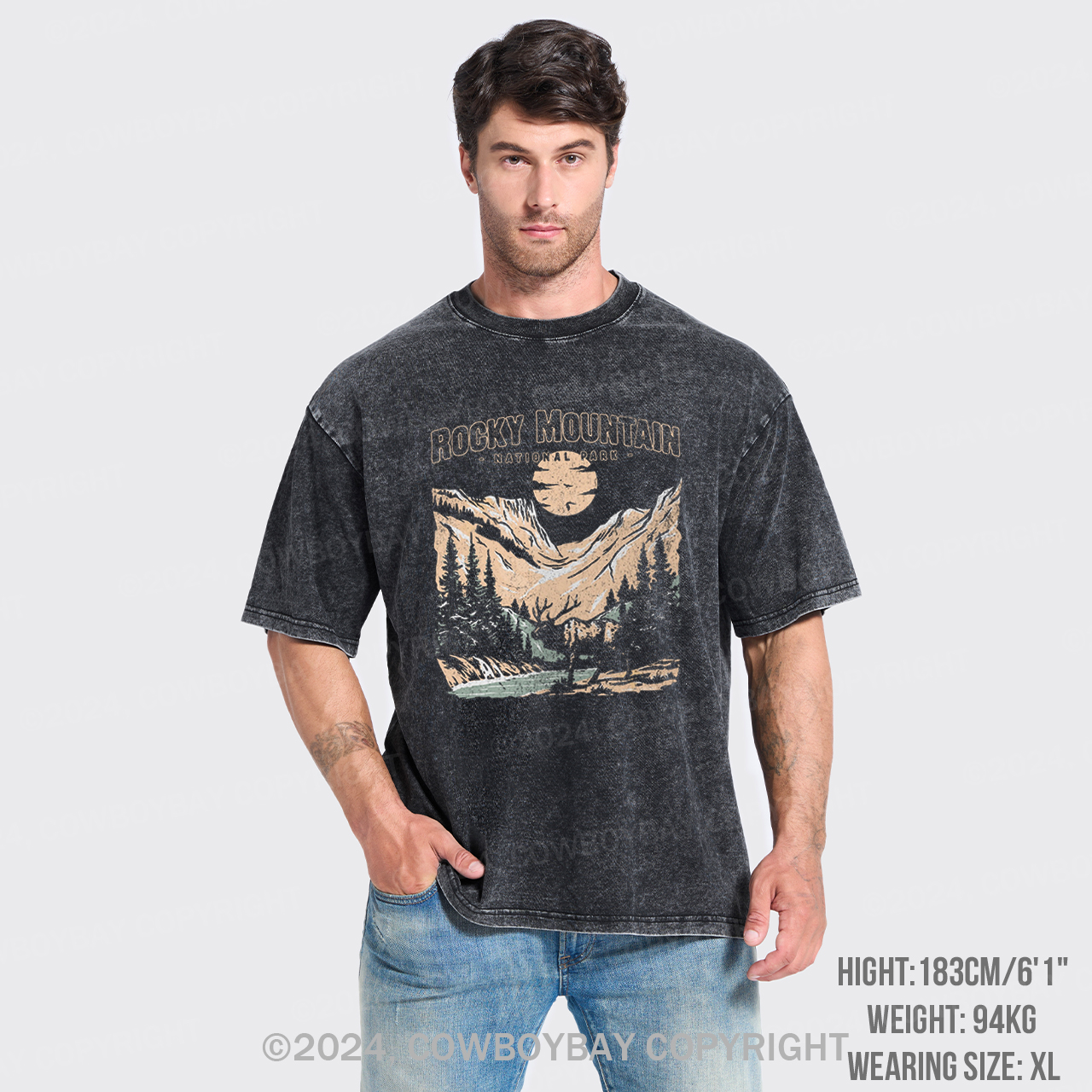 Rocky Mountain National Park Garment-dye Tees