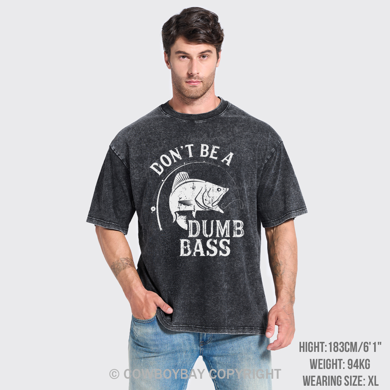 Don't Be A Dumb Bass Garment-dye Tees