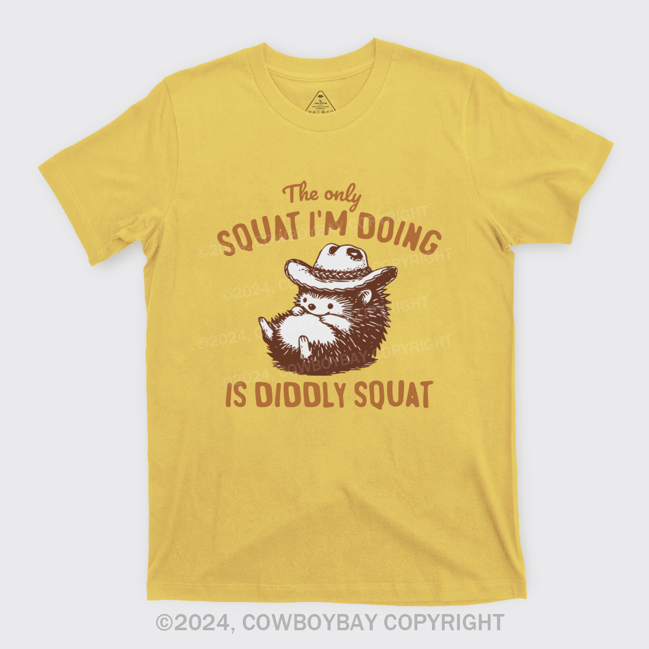 Funny Cowboy Racoon In Vintage Style T-Shirts
