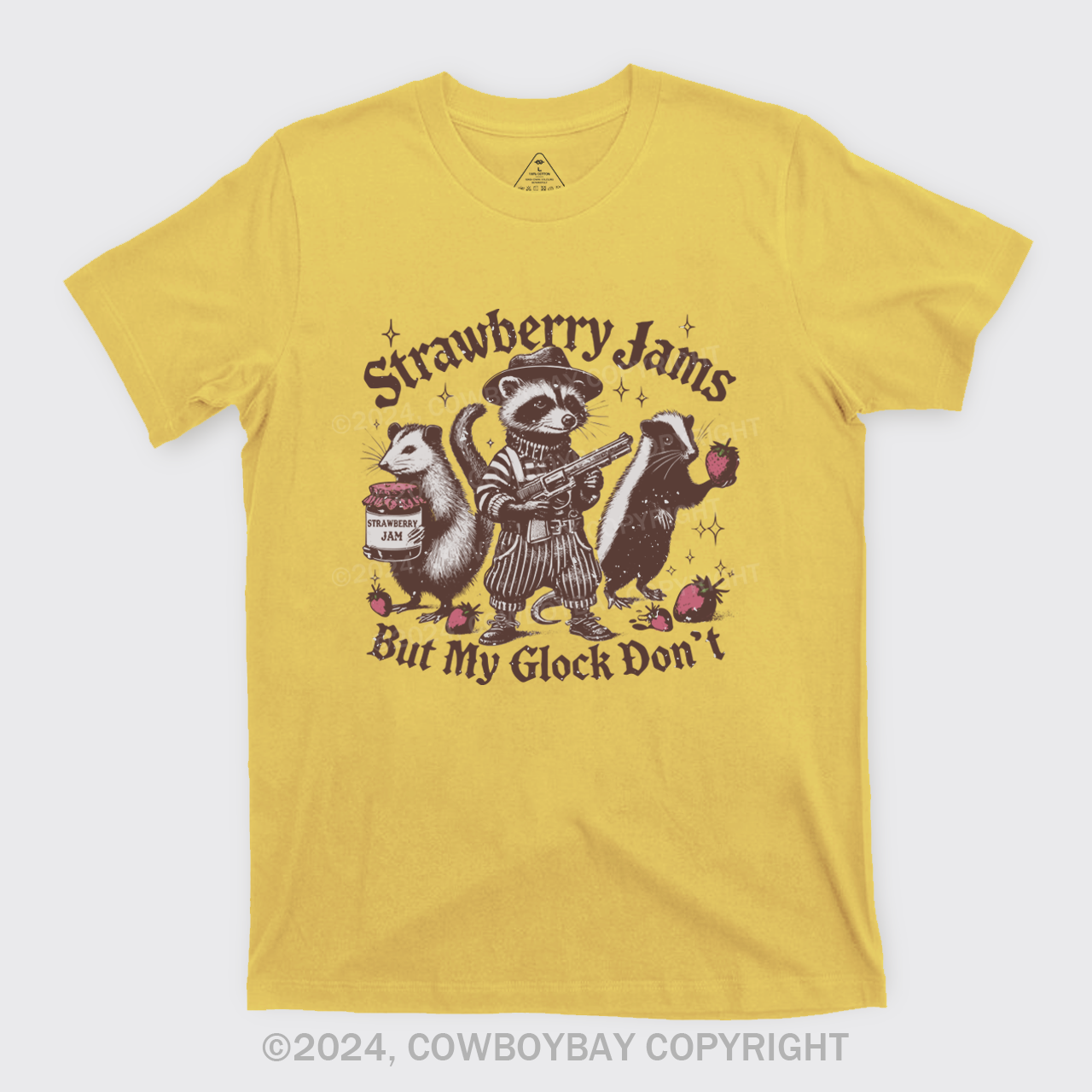 Strawberry Jams But My Glock Don't T-Shirts