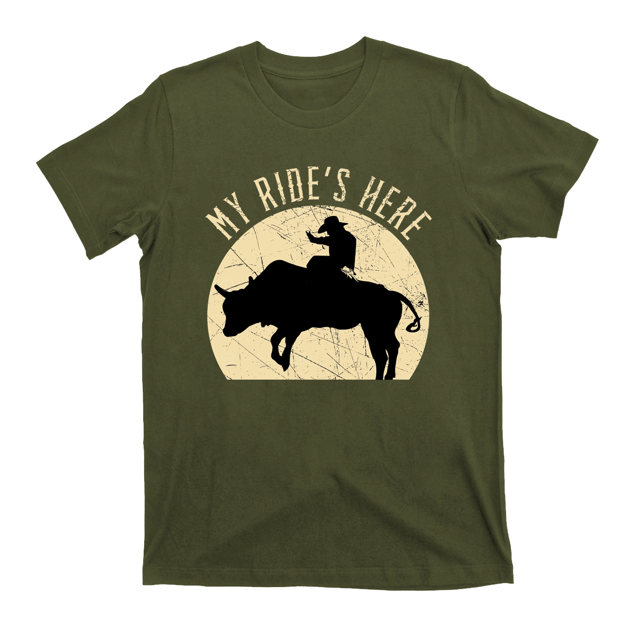 My Rides Here Cowboy T-Shirts
