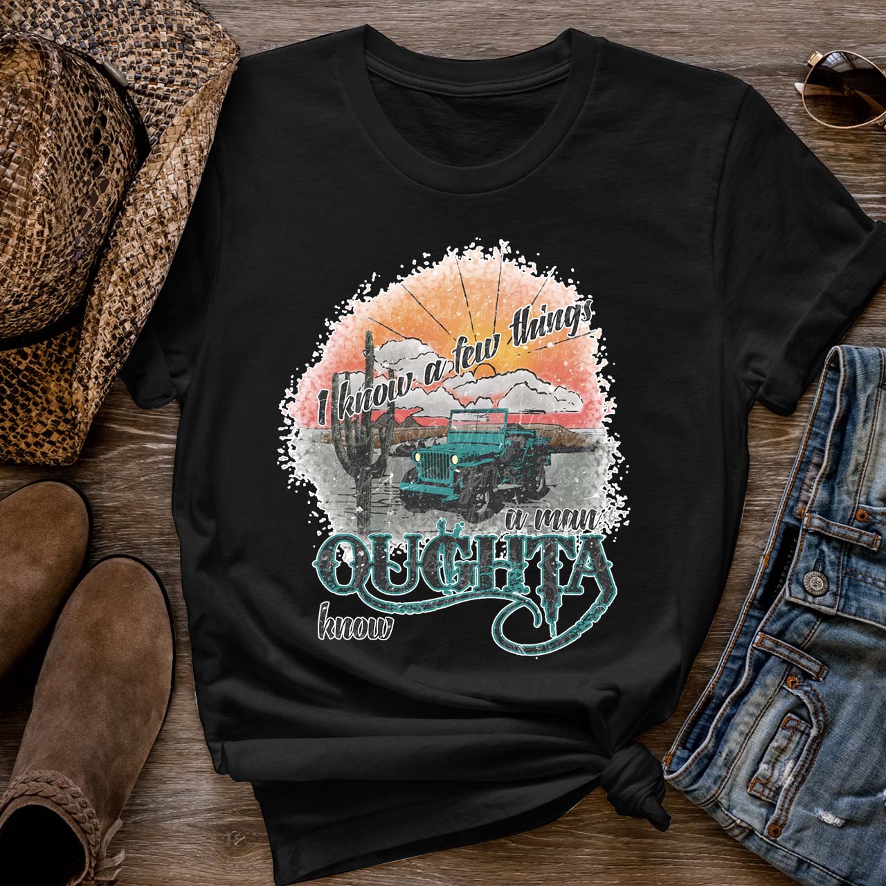 A Man Oughta Know Cowboys T-Shirts