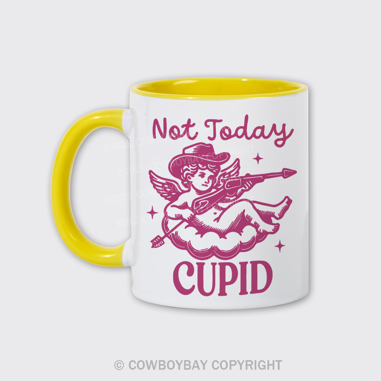 Not Today Cupid Mug
