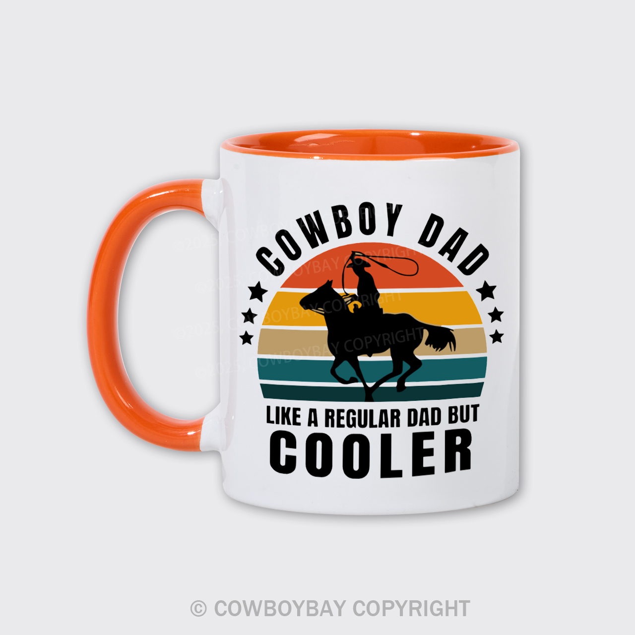 Cowboy Dad Like A Regular Dad But Cooler Mug