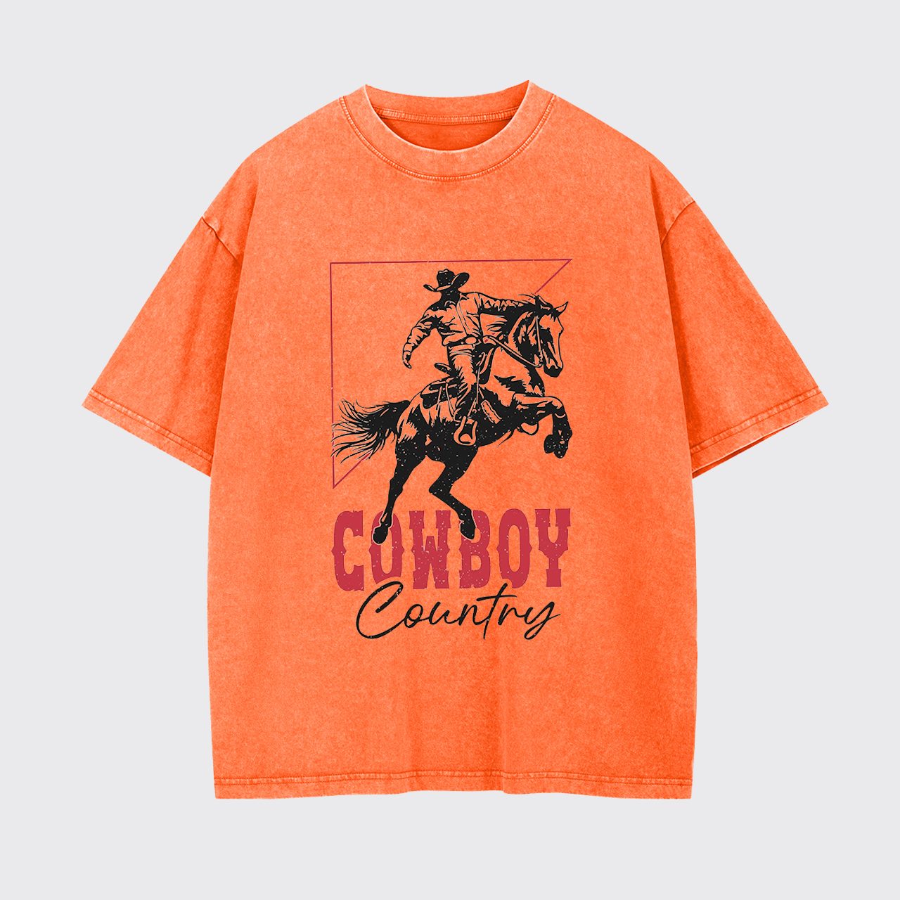 Western Cowboy Country Garment-dye Tees