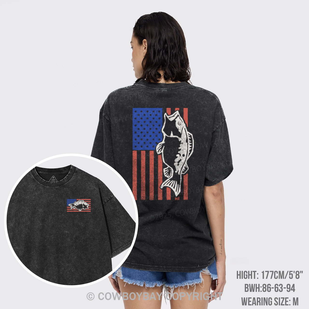 Fishing Flag Garment-dye Tees