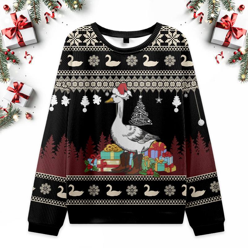 Duck Christmas Ugly Sweater