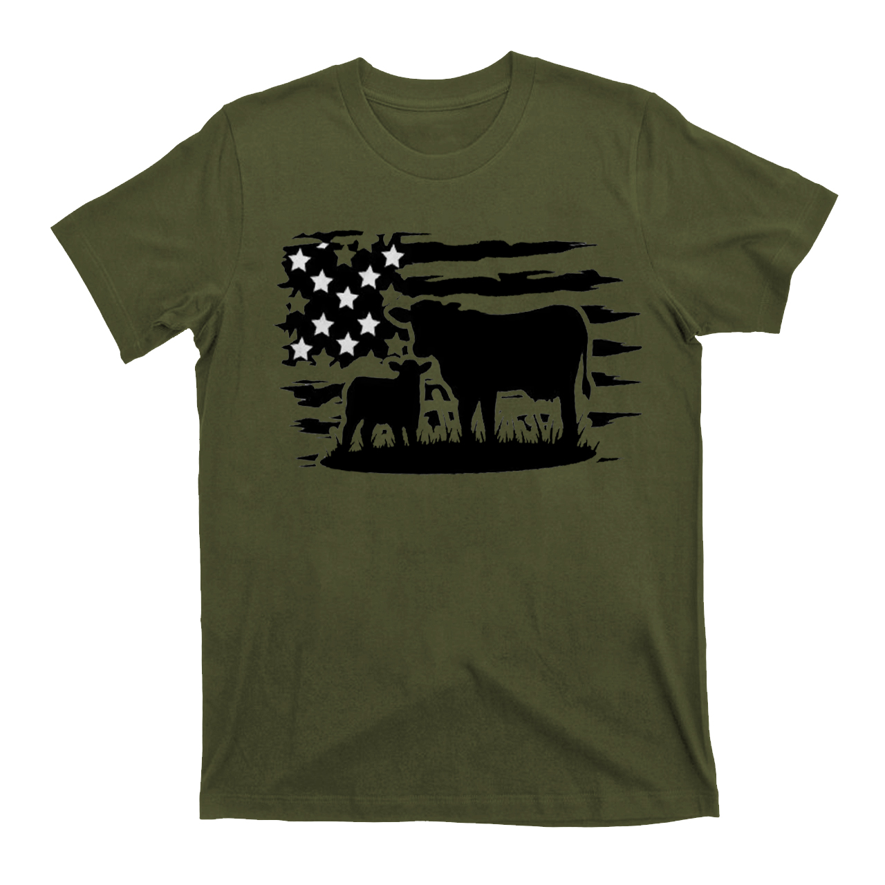 USA Cow Farm Cowboybay T-Shirts