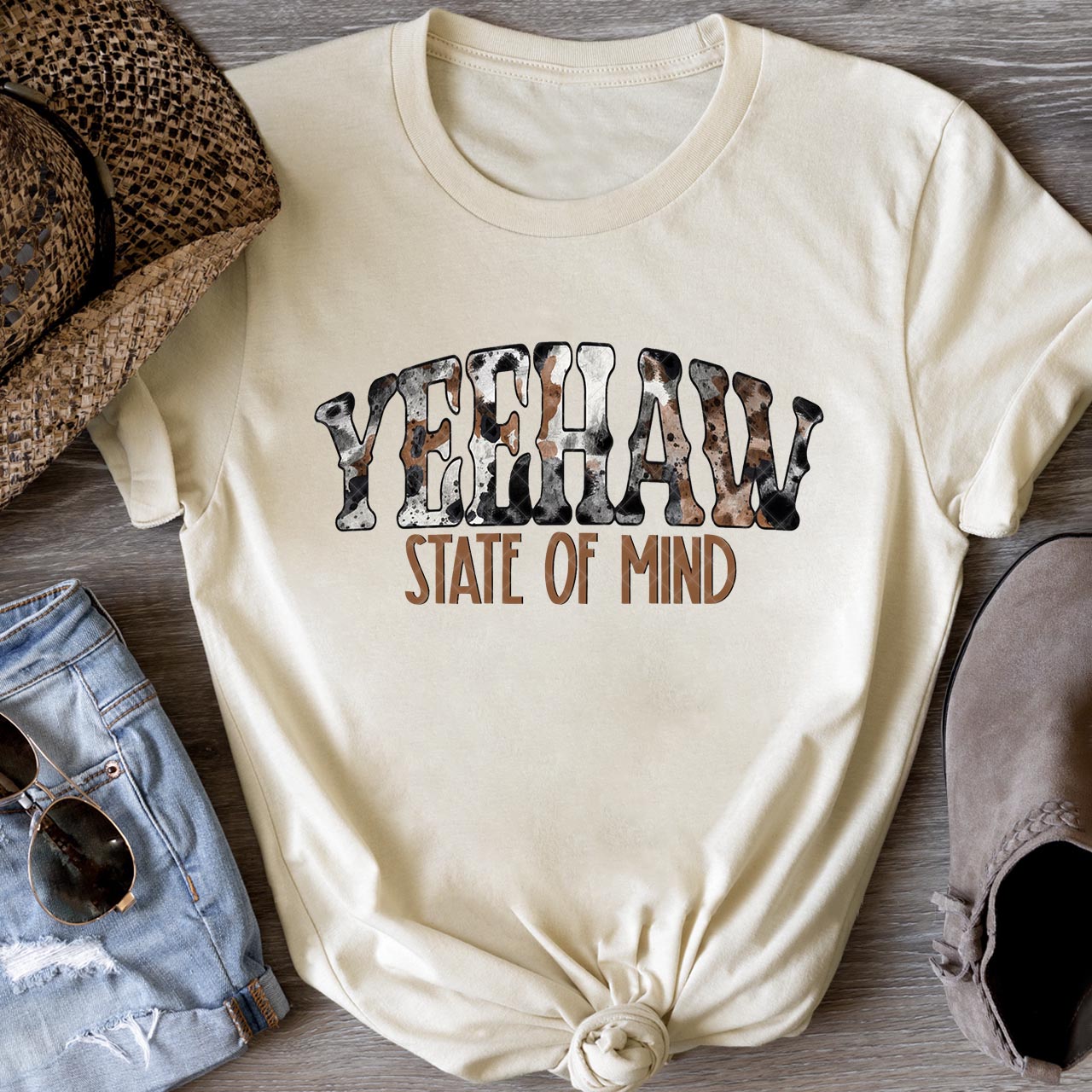 YeeHaw State Of Mind Cowboys T-Shirts