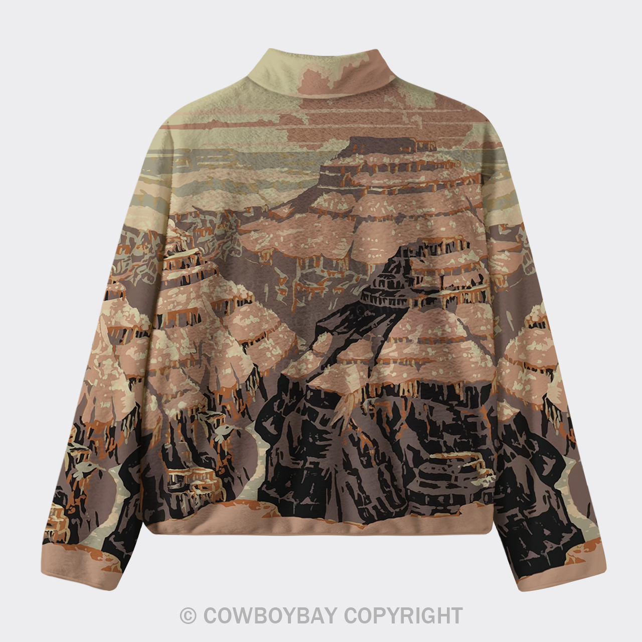 Vintage Mountain View Fleece Jacket