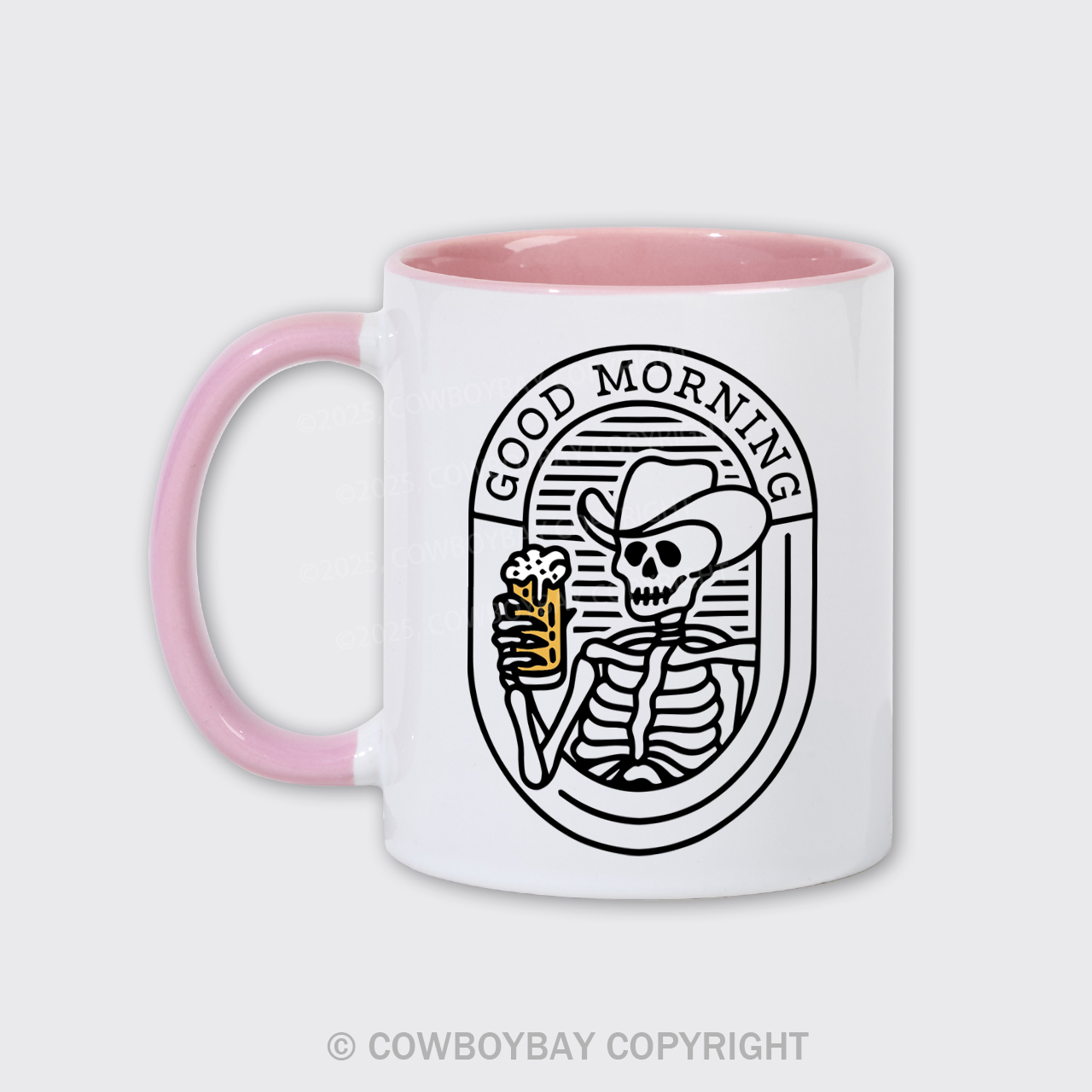 Cowboy Skeleton Mug