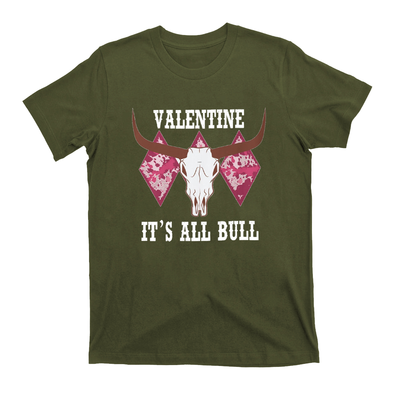 Valentine It's All Bull Western T-Shirts