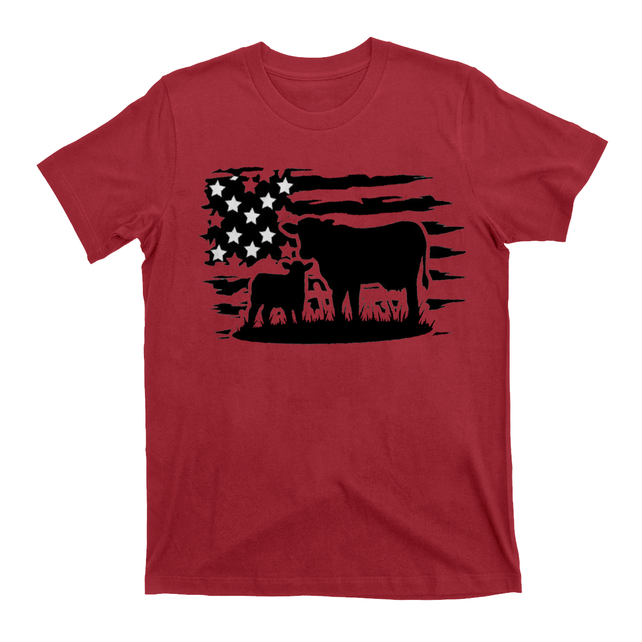 USA Cow Farm Cowboybay T-Shirts Sale-Cowboybay™, image size:1280x1280