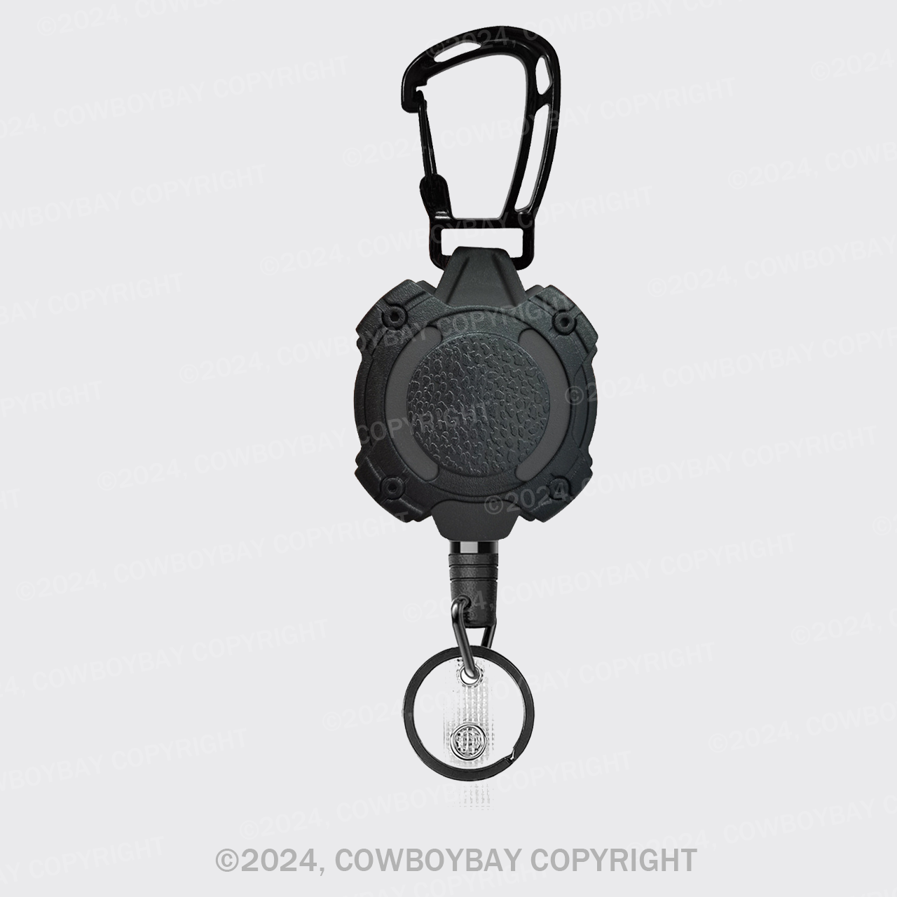 Retractable Anti-Lost Wire Rope Keychain