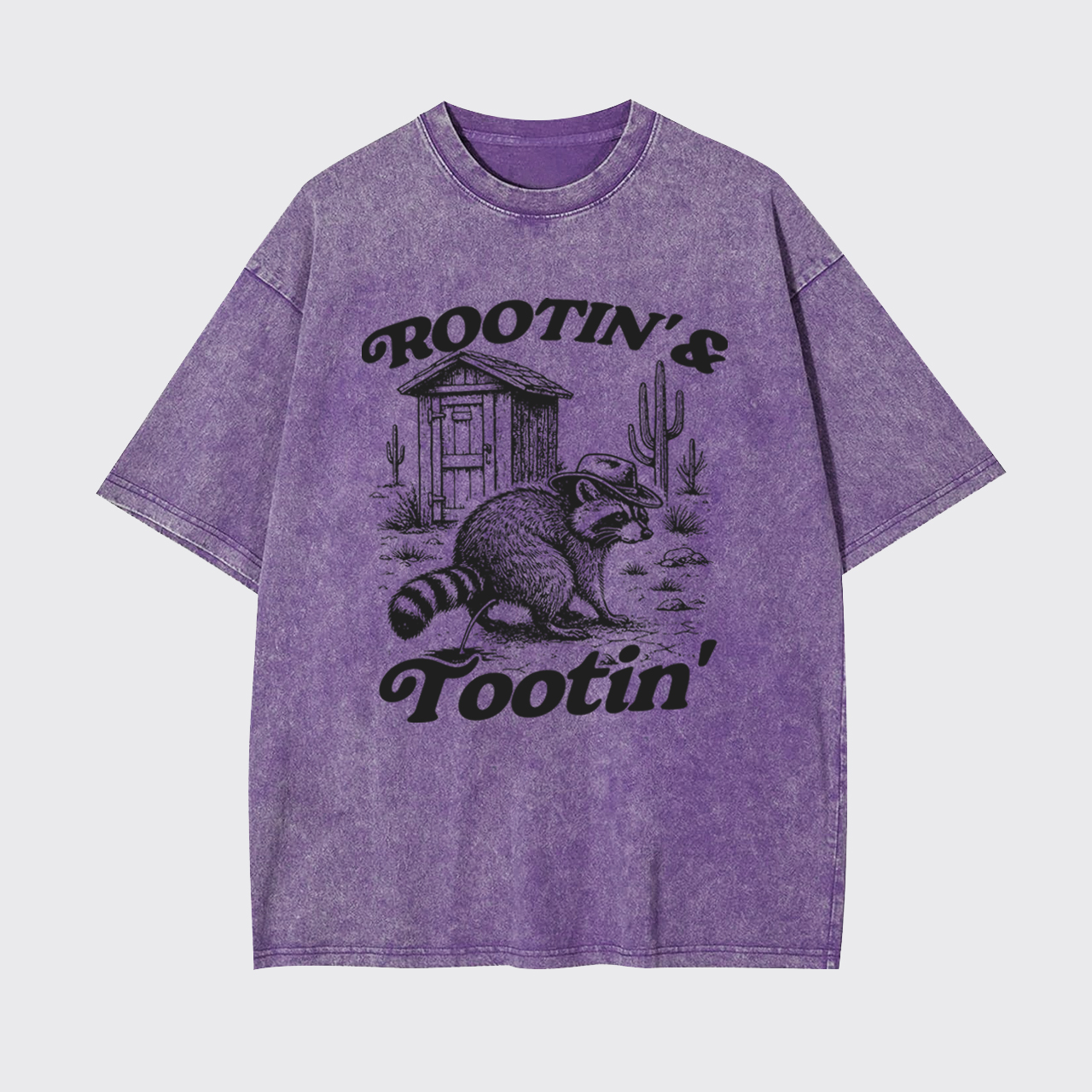 Rootin' and Tootin' Feral Cowboy Garment-dye Tees