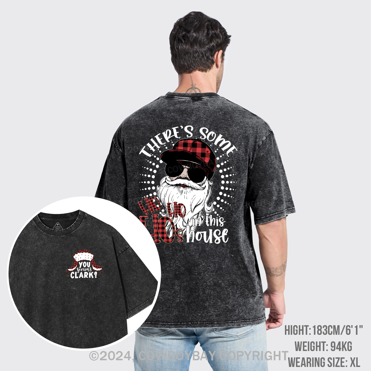 You Serious Clark Garment-dye Tees