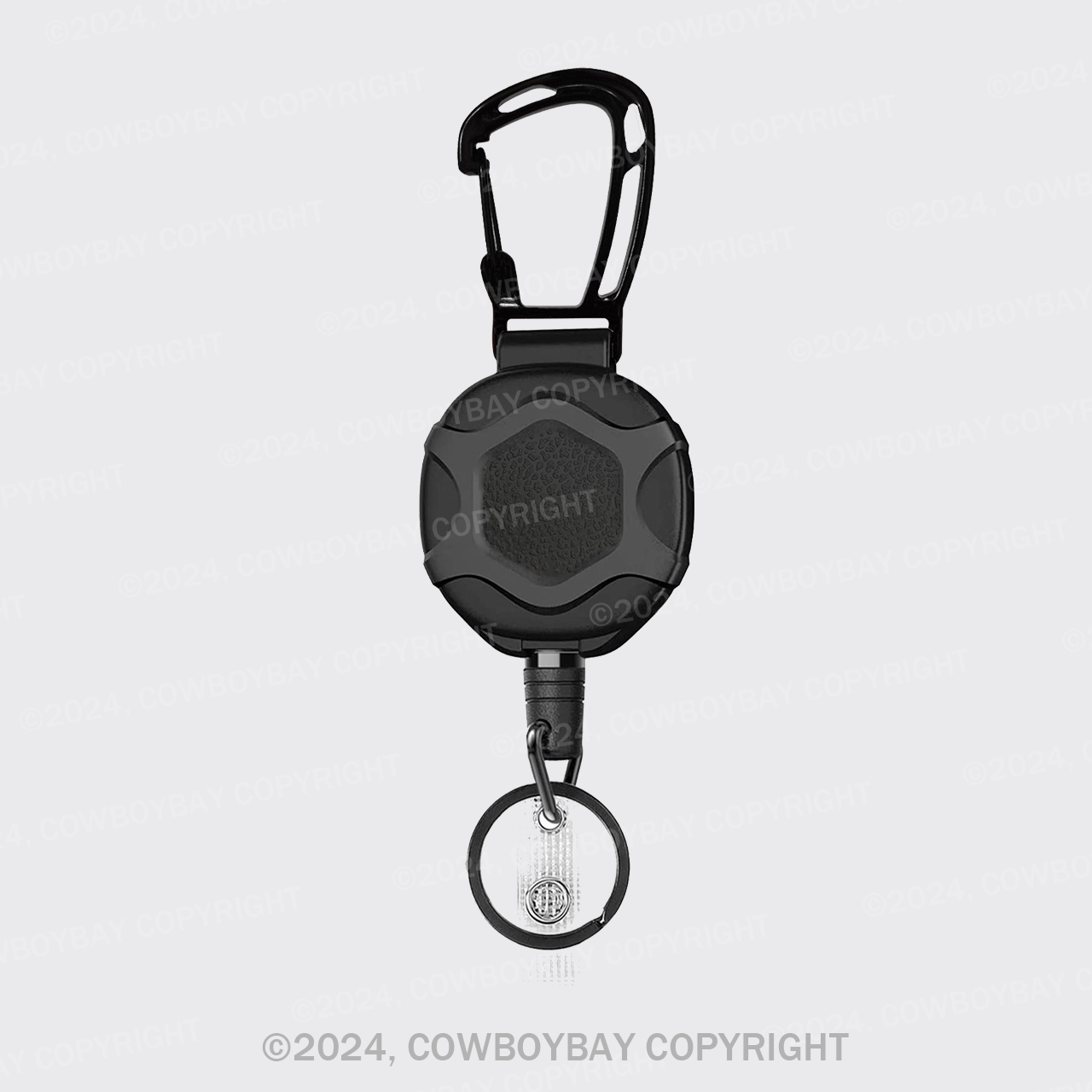 Retractable Anti-Lost Wire Rope Keychain