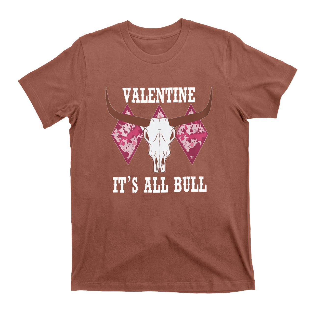 Valentine It's All Bull Western T-Shirts