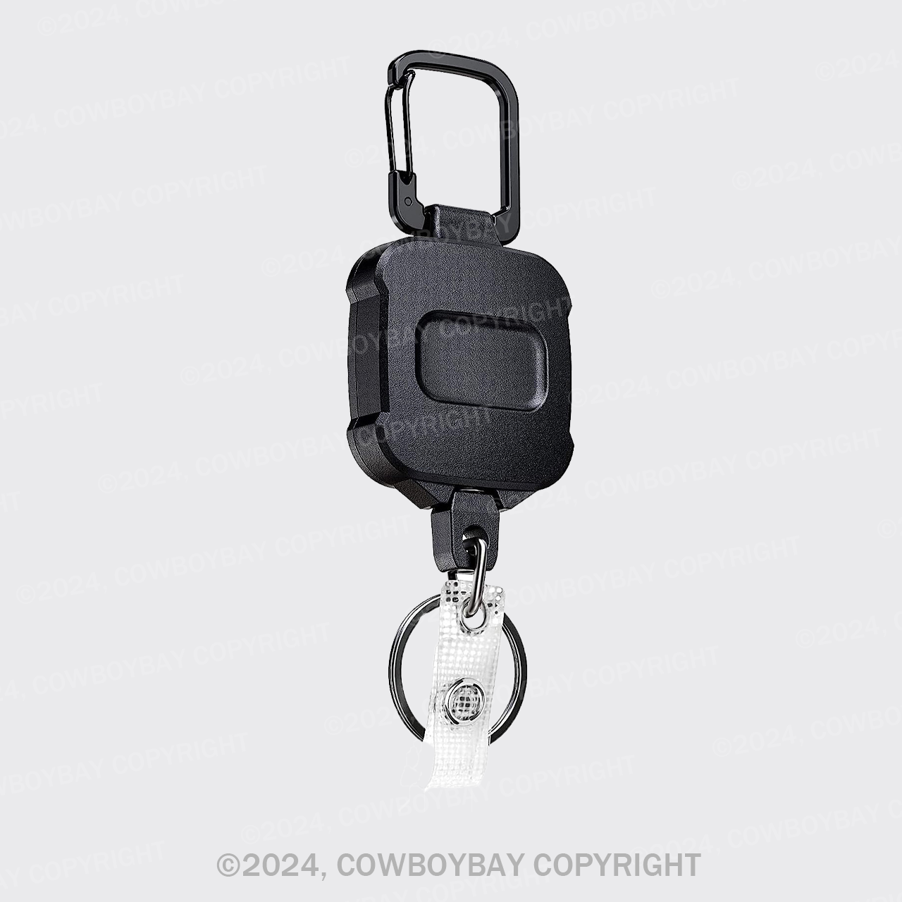 Retractable Anti-Lost Wire Rope Keychain