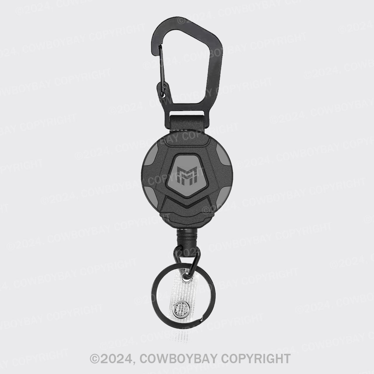 Retractable Anti-Lost Wire Rope Keychain