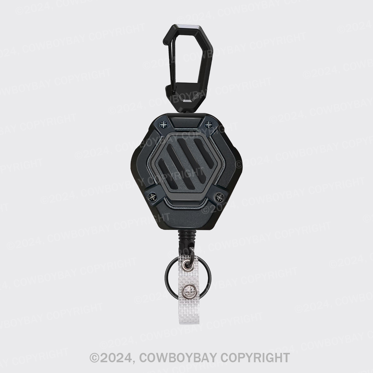 Retractable Anti-Lost Wire Rope Keychain