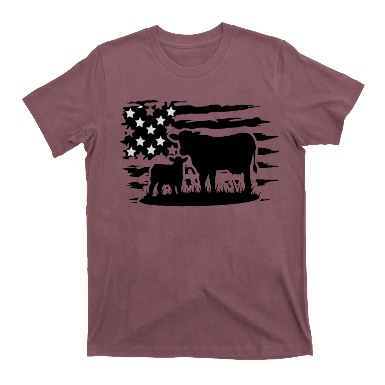 USA Cow Farm Cowboybay T-Shirts