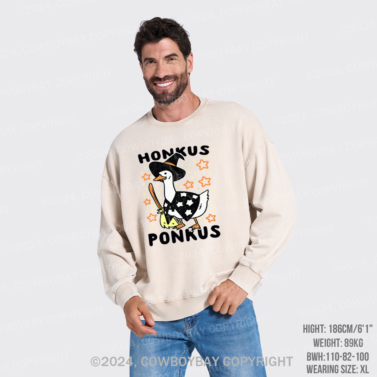 Honkus Ponkus Washed Sweatshirts