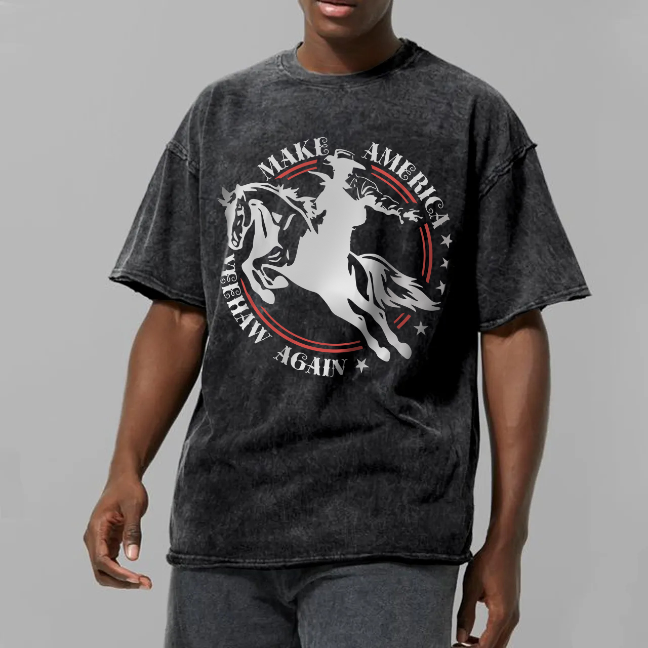 Make America Yee Haw Again Garment-dye Tees