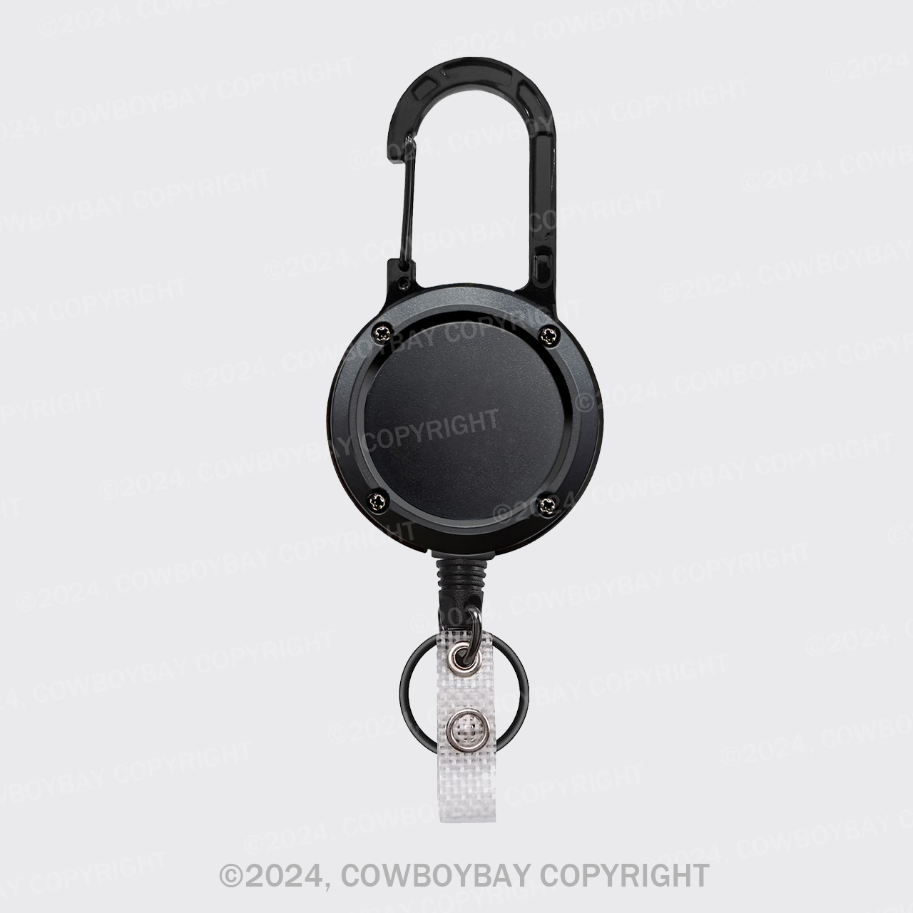 Retractable Anti-Lost Wire Rope Keychain