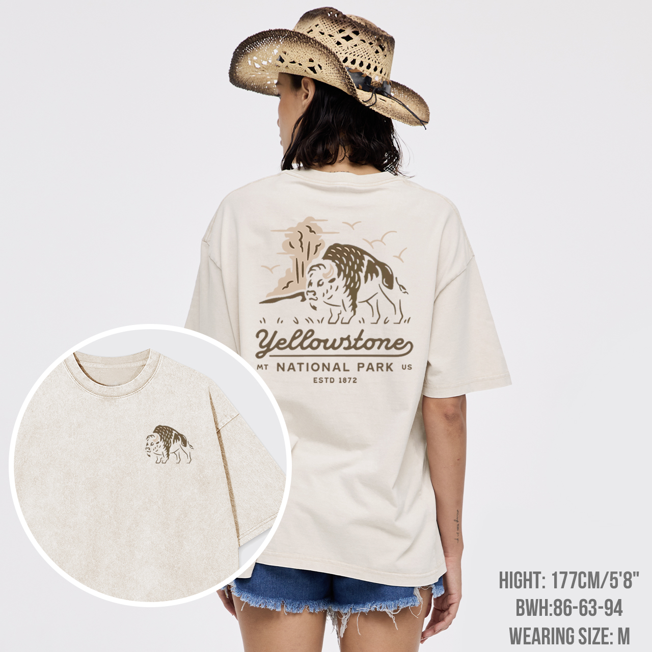 Yellowstone National Park Garment-dye Tees